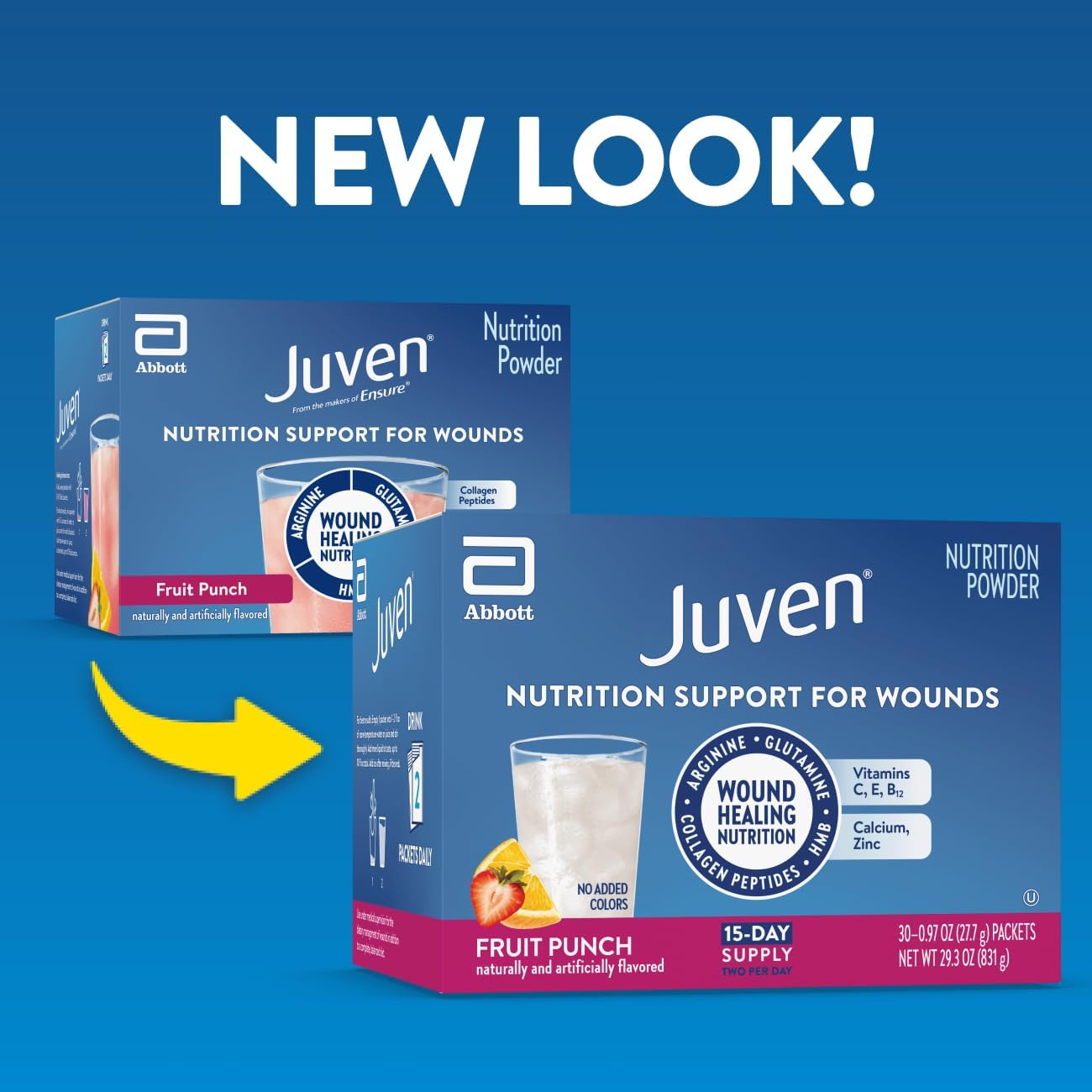 Juven Therapeutic Nutrition Drink Powder Including Collagen Peptides